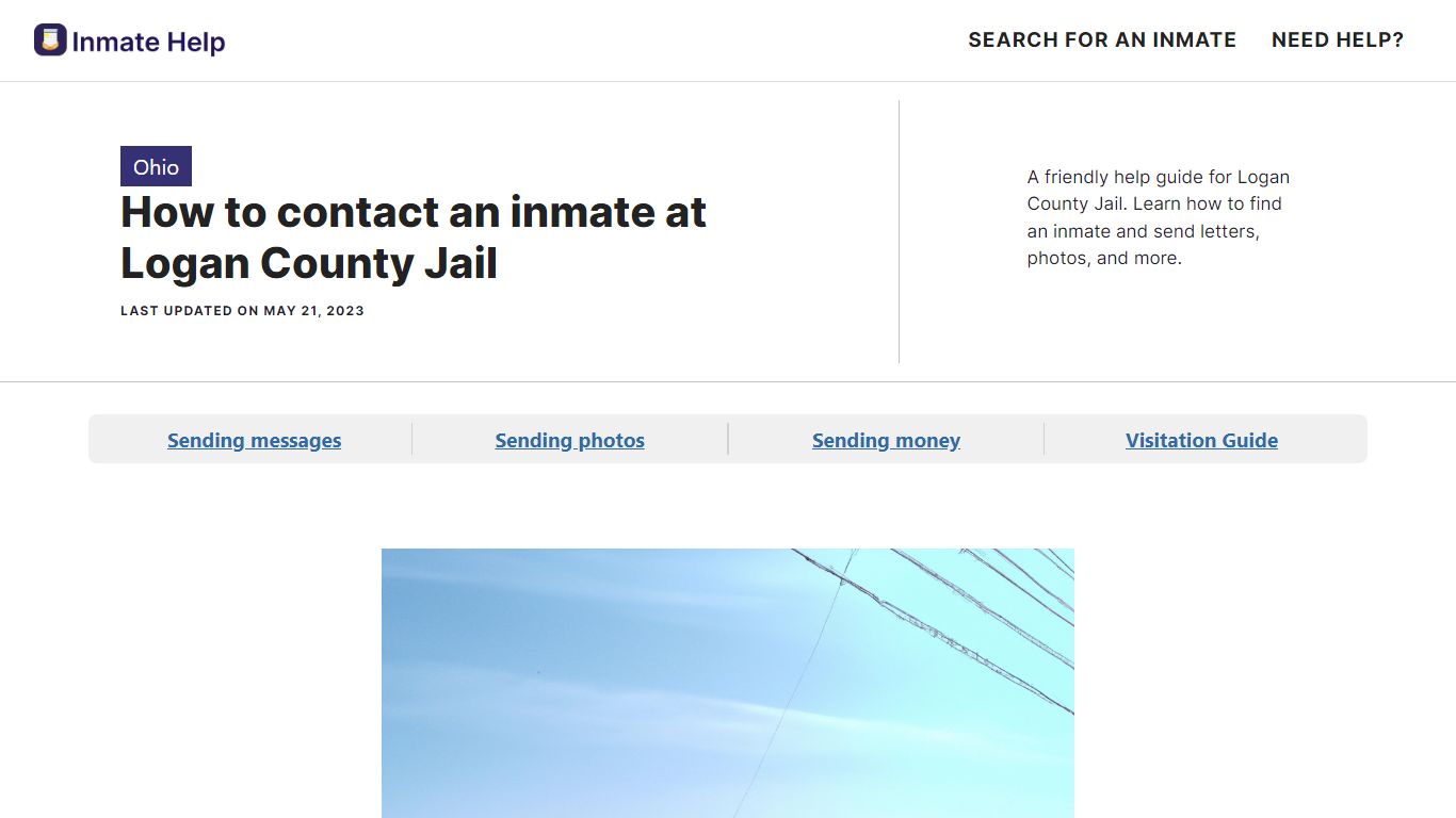How to contact an inmate at Logan County Jail - Inmate Help